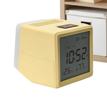 Imagem de Despertador para crianças | Despertador digital para crianças com luz - Tela LED para decoração de mesa noturna para quartos de quarto, sala de aula, berçário, bebês, adolescentes, adultos idosos