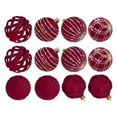 Imagem de Enfeites de Natal, pingente de pingente de festival | Enfeites de bola inquebráveis de 6 cm para árvore de Natal lareira corrimão guirlanda caminho jardim ao ar livre