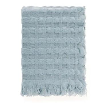 Imagem de Manta Decorativa Tricot Campos 120 x 170 - Karsten, NEVOA
