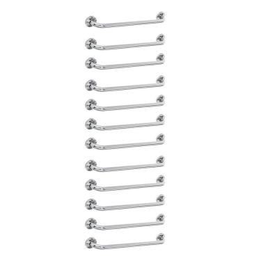 Imagem de Alça De Apoio 60cm Kit 15 Uni Inox Acessibilidade Cadeirante Idoso Criança Gravida Banheiro Escada Corrimao Box Segurança