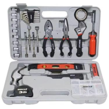 Imagem de Kit Ferramenta Jogo Com 100 Peças Com Soquetes E Bits