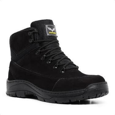 Imagem de Coturno Venan Couro Legítimo Cano Médio Solado Costurado Tratorado Masculino-Masculino