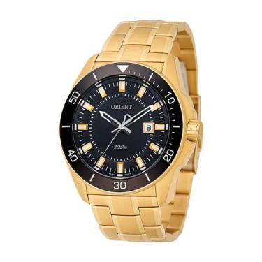 Imagem de Relógio Masculino Orient Preto Solartech Aço Inoxidável Original Resis