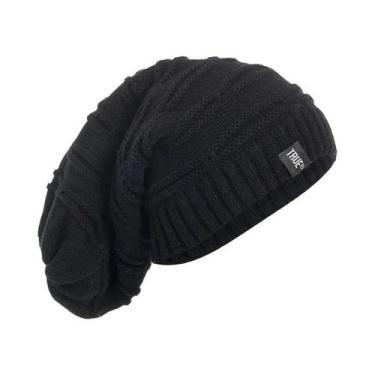 Imagem de Gorro De Inverno Tricotado Para Homens E Mulheres, Tamanho Longo, Boné