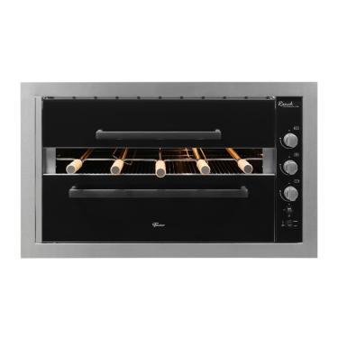 Imagem de Churrasqueira a Gás de Embutir Fischer 5 Espetos Ranch Inox