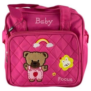 Imagem de Bolsa Maternidade Baby Ursinho Média com Alça Regulável e de Mão-Unissex
