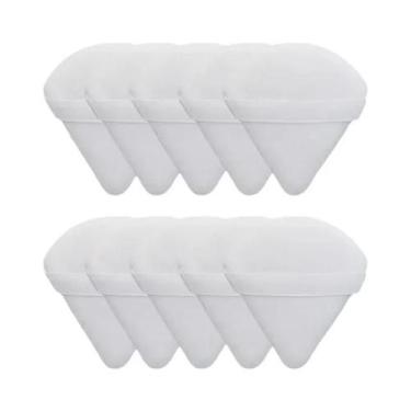 Imagem de Puff De Pó Triangular Macio E Peludo 2/5/10/20 Peças Para Uso Úmido E 