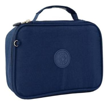 Imagem de Estojo Feminino Escolar Box Jumbo Fechamento Zíper Casual-Feminino