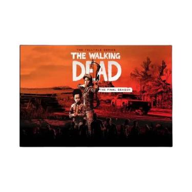Imagem de Pôster De Arte Em Tela De Videogame De Anime, the Walking Dead Telltal