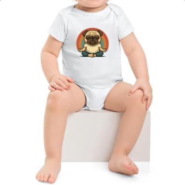 Imagem de Body infantil Pug Adamaste, P