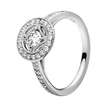 Imagem de Anel Feminino De Prata Esterlina 925 Com Margarida, Coroa E Laço Para 