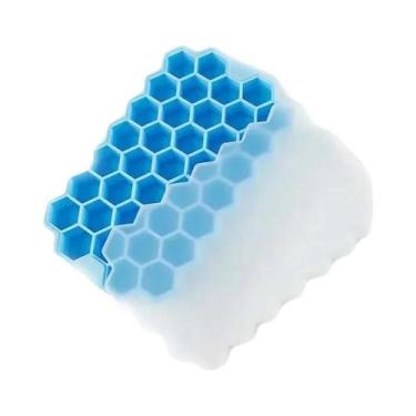 Imagem de Forma De Gelo De Silicone Com 148 Compartimentos E Tampa, Fácil De Des