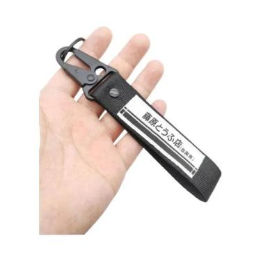 Imagem de Chaveiro Initial D JDM Com Etiquetas De Nylon E Clipe De Mola De Aço, 