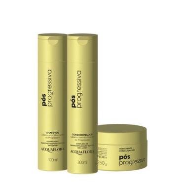 Imagem de Kit Acquaflora Pós-Progressiva Home Care (3 produtos)