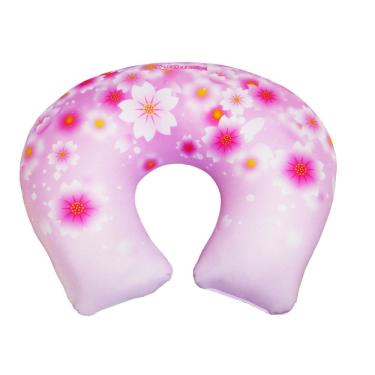 Imagem de Almofada De Amamentação Premium Bebê Criança Rosa Estampada