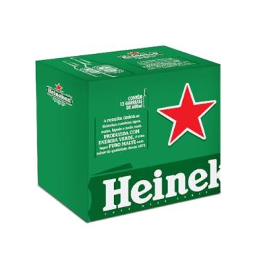 Imagem de Cerveja Heineken Garrafa 600ml - 12 unid.