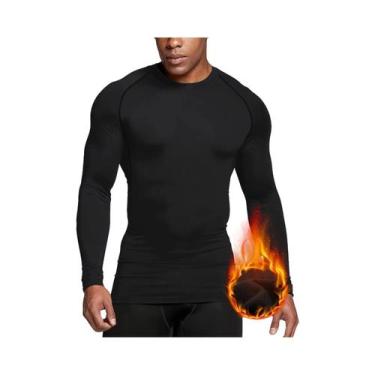 Imagem de Camisas De Compressão Masculinas De Secagem Rápida, Rashguard Para Aca