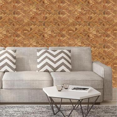 Imagem de Papel De Parede Madeira Cambara Autocolante Sala Quarto