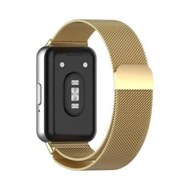 Imagem de Pulseira De Aço Inoxidável Com Fecho Magnético Para Samsung Galaxy Fit