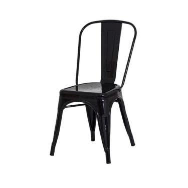 Imagem de Cadeira Design Tolix Iron Aço Carbono Industrial Sala De Jantar Área G