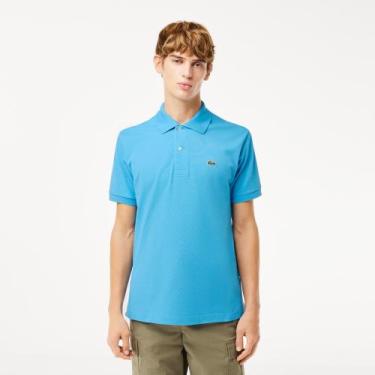 Imagem de Camisa Polo de Caimento Clássico Original L.12.12 - LACOSTE, Azul cane