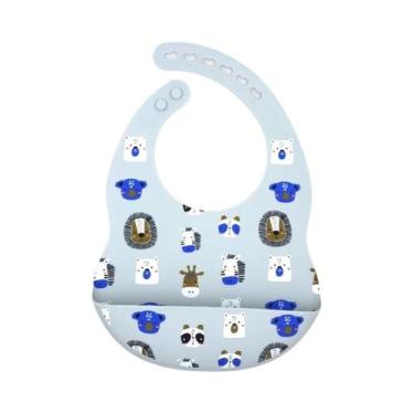 Imagem de Babadores De Silicone Ajustáveis E Impermeáveis Para Bebês, Macios E C