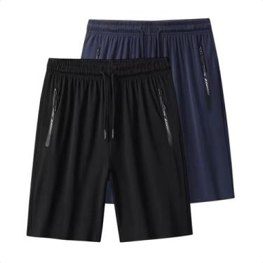 Imagem de Kit 2 Bermudas Masculina Treino Verão Com Bolsos Musculação - WEBMS, P