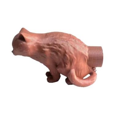 Imagem de Dispensador De Pasta De Dente Engraçado Em Formato De Gato Vomitando, 