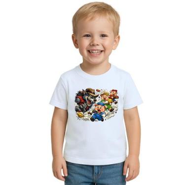 Imagem de Camiseta Lobo Mau e os Três Porquinhos Estampa Personalizada - Use P4,