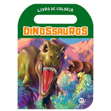Imagem de Livro de Colorir com Alça Dinossauros 7786 - Ciranda