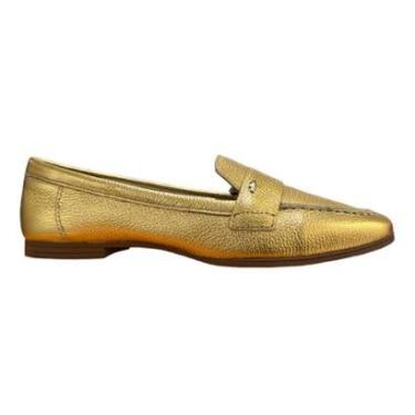 Imagem de Sapato Mocassim de Couro Dakota Feminino G6081 Dourado-Feminino