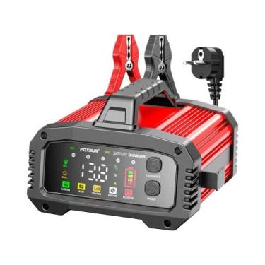 Imagem de Carregador De Bateria Portátil Inteligente 12V 24V 25A Com Função Boos