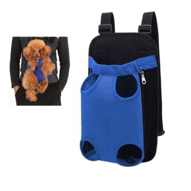 Imagem de Mochila Canguru Cachorro Cao Gato Pet Animal de Estimaçao Bolsa Transp