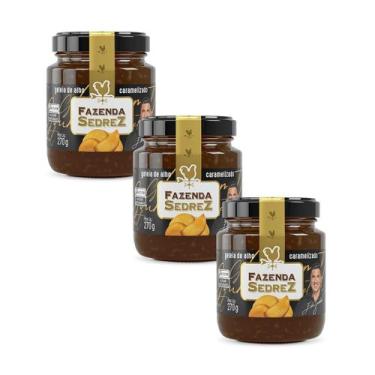 Imagem de Combo Geleia de Alho Caramelizado 270g Fazenda Sedrez - 3 unid