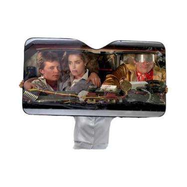 Imagem de Protetor Solar Para Carro Back to the Future, Visor Reutilizável De Al