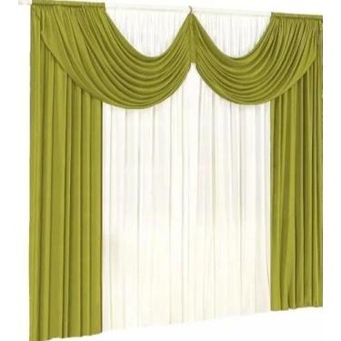 Imagem de Cortina Paris Pra Janela Sala E Quarto Com Bando 2,00 X 1,70 - osmari 