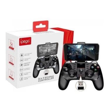 Imagem de Controle Sem Fio Ipega Pg-9076 Preto - Controle 3 Em 1 - Ipega9076