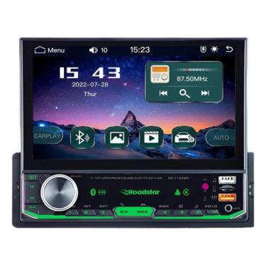 Imagem de Multimídia Mp5 1 Din Tela 7 Pol Rs7100br Bluetooth Black Piano - ROADS