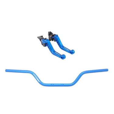 Imagem de Kit Manete Guidão Esportivo Titan 125 150 160 Lona a Laser - Special L