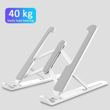Imagem de Suporte Para Notebook 6 Alturas Ajustáveis Suporte De Notebook BRANCO 