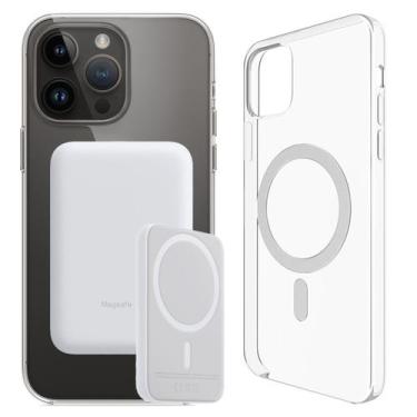 Imagem de Power Bank Carregador Portátil 5000mAh iPhone14, 14 Pro e Max com Capa