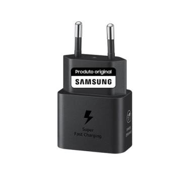 Imagem de Carregador de parede Super Rápido 45W (Cabo USB-C) - Samsung, Preto