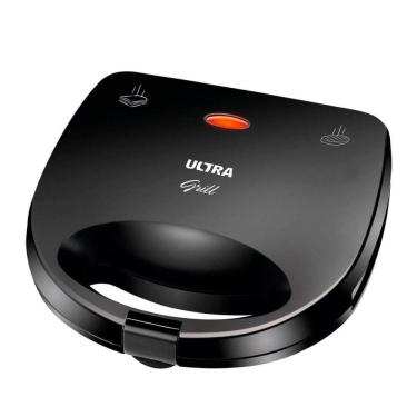Imagem de Sanduicheira Grill S13 com Chapa Antiaderente para 2 Sanduíches 750W Preto 220V