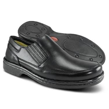 Imagem de Sapato Social Couro Masculino Confortável Macio - Mila Marques, Preto,
