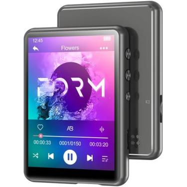 Imagem de Leitor MP3 MECHEN 64GB Bluetooth 5.3 2.4" com tela sensível ao toque c