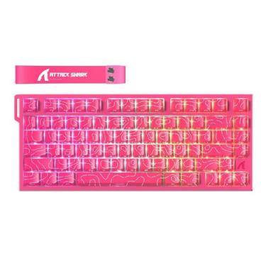 Imagem de Teclado para jogos ATTACK SHARK R82HE Rapid Trigger Wired RGB