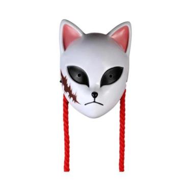 Imagem de Máscara De Demônio Raposa Para Cosplay Sabito Makomo Tanjiro, Máscaras
