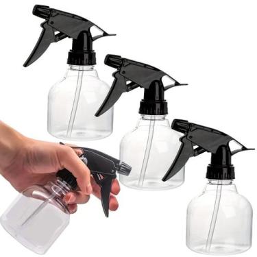 Imagem de Kit com 3 Borrifador Spray Névoa 250ml Pulverizador Salão Cabeleireiro