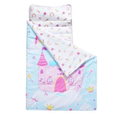 Imagem de Tapete de soneca infantil PHF Castle com travesseiro removível para me