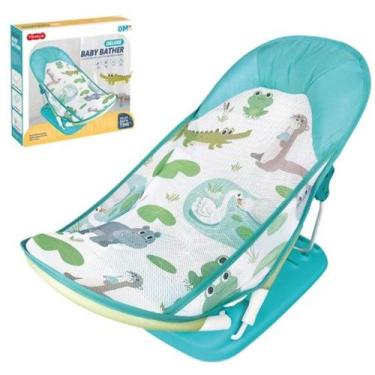 Imagem de Cadeira de Balanço Assento Suporte de Banho Infantil Deluxe - Verde - 